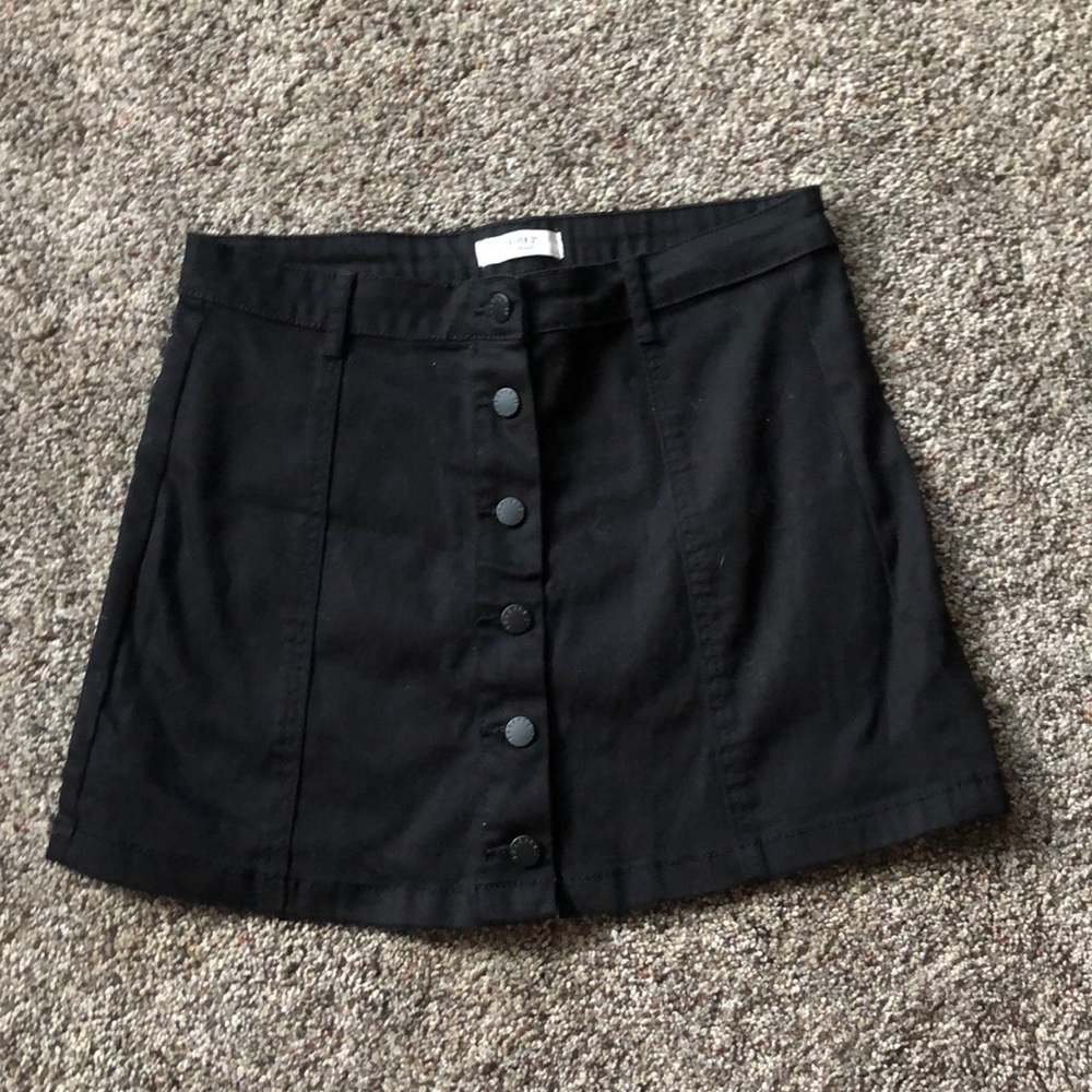 Black Jean Skirt Size 28
